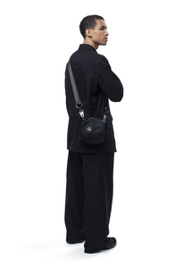 Climbing Pouch in Black and Chrome