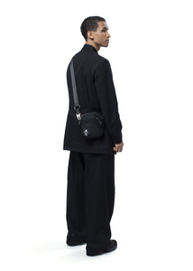 Factory Bag Small in Black and Chrome
