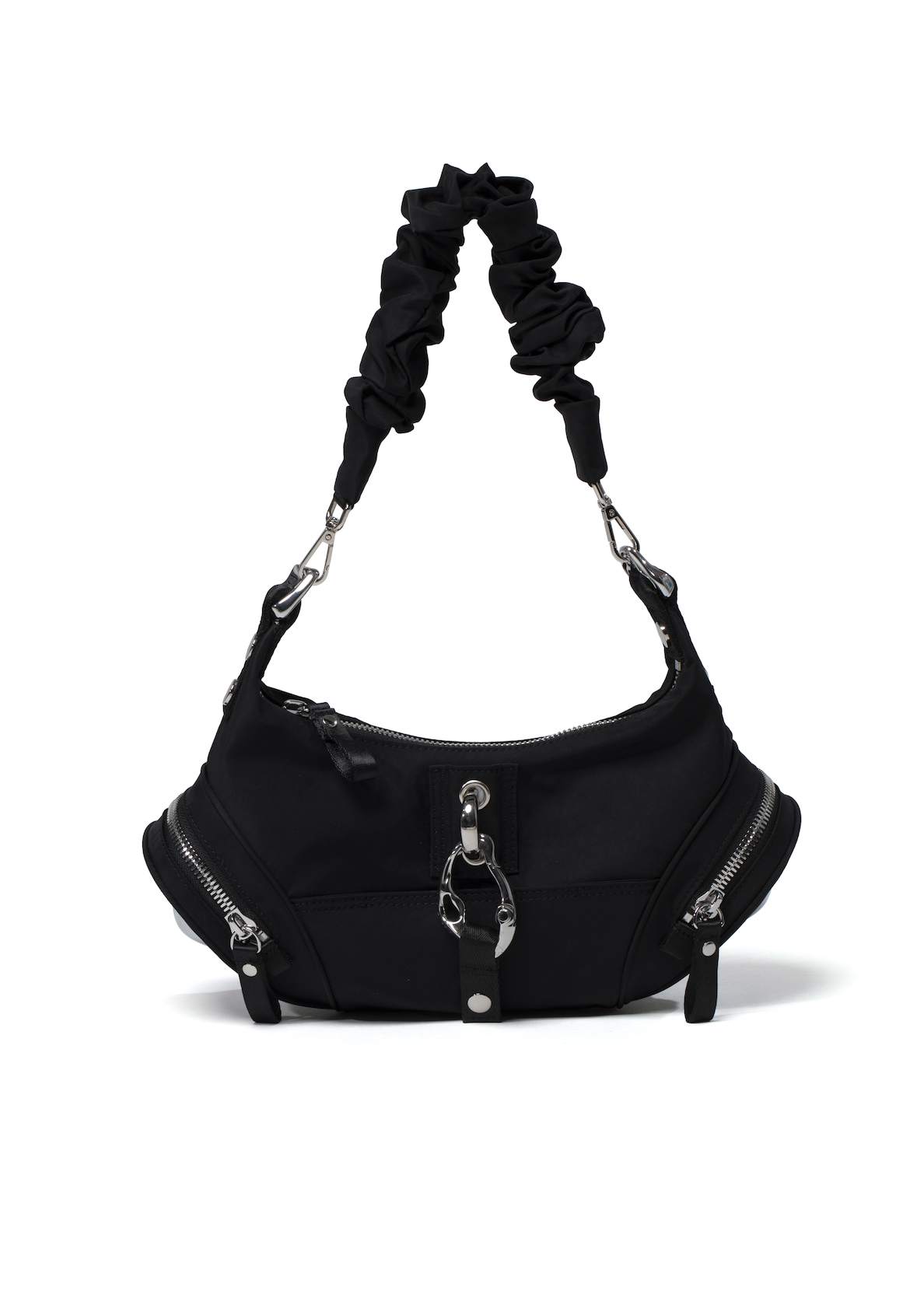 Mechanical Bag in Black and Chrome
