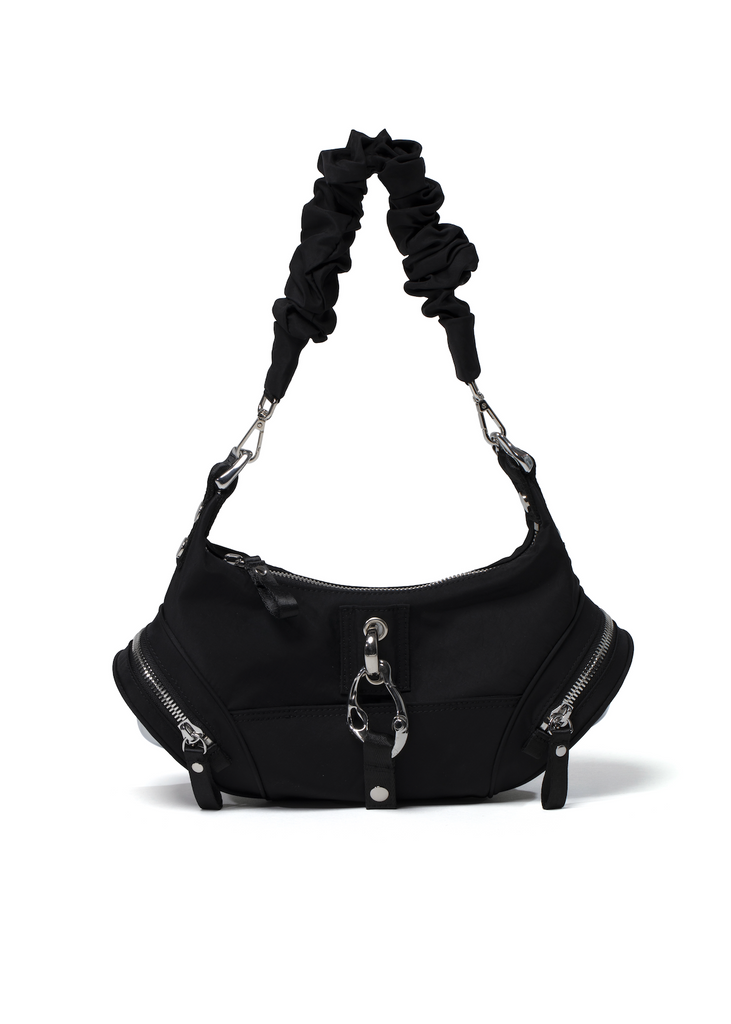 Mechanical Bag in Black and Chrome