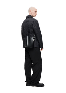 Noona Tote Small in Black and Chrome
