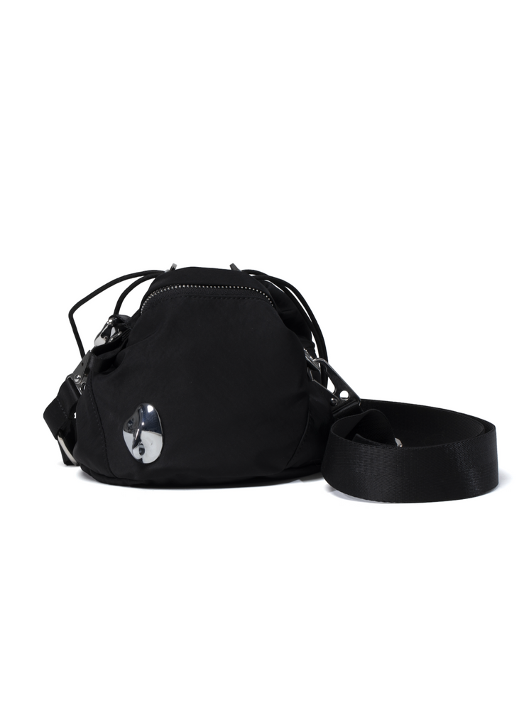 Climbing Pouch in Black and Chrome - Image 2