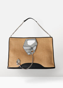 Arabella Tote Wide Raffia