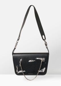 South Island Flap Bag in Black