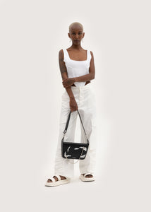 South Island Flap Bag in Black