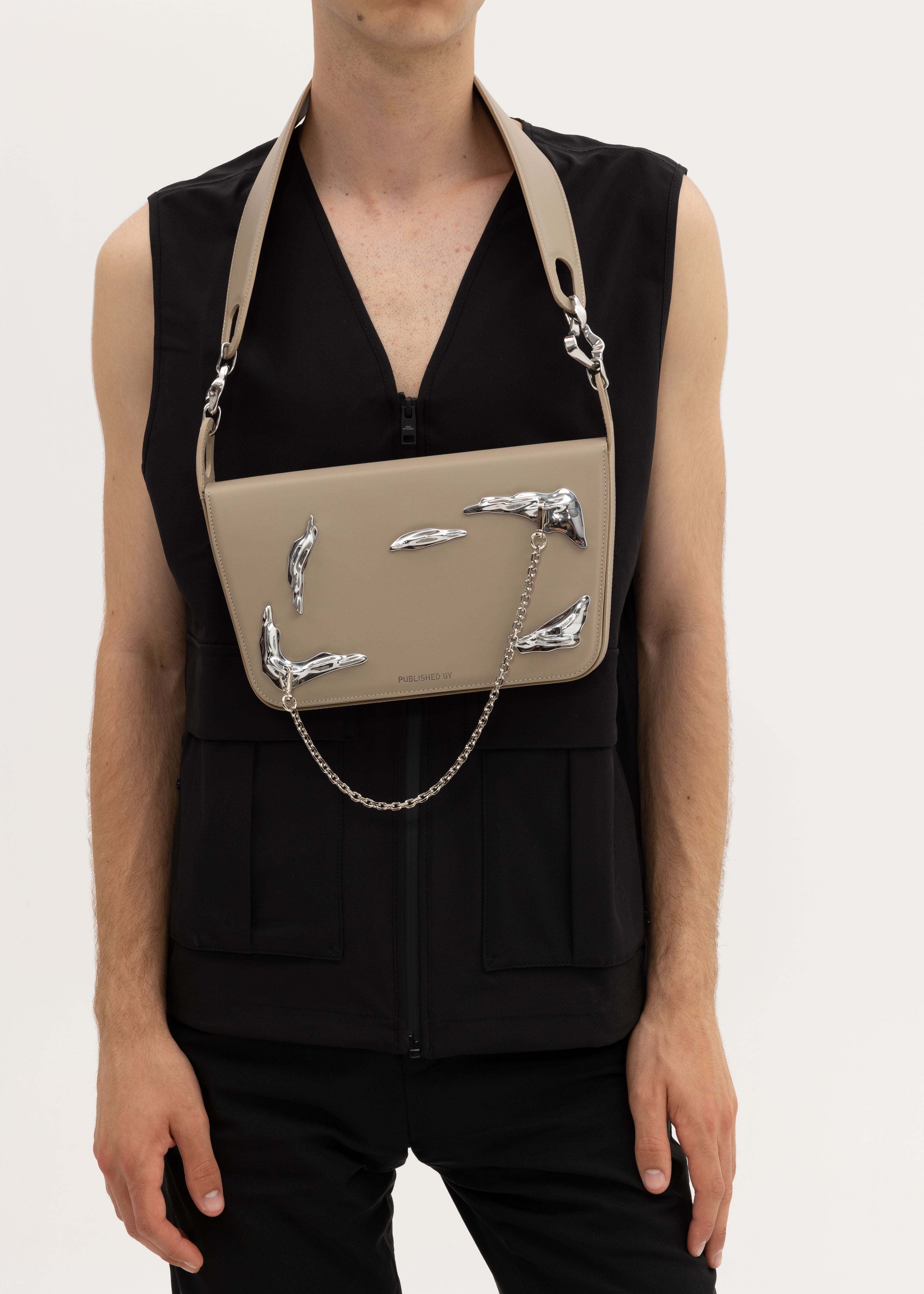 South Island Flap Bag in Taupe