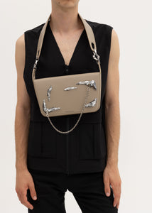 South Island Flap Bag in Taupe