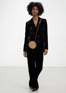Circle Harness Bag in Dark Gold