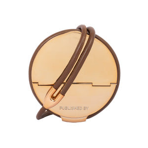 Circle Harness Bag in Dark Gold